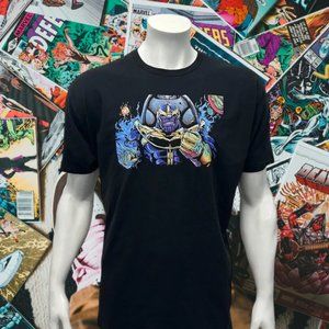 Marvel Avengers Endgame Warrior Thanos Black Graphic Tee T-Shirt Size XL READ AD